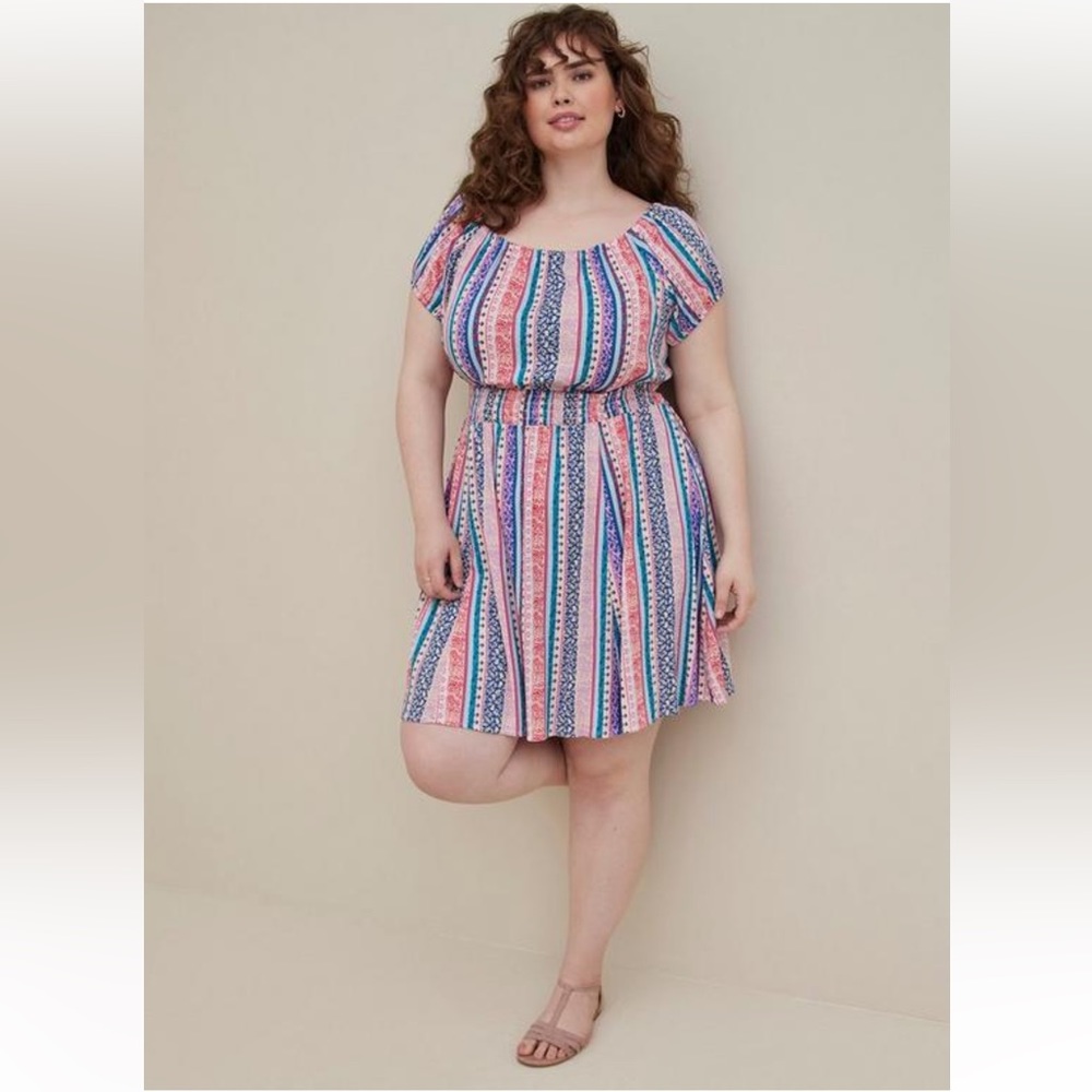 Torrid colorful MIDI Dress
